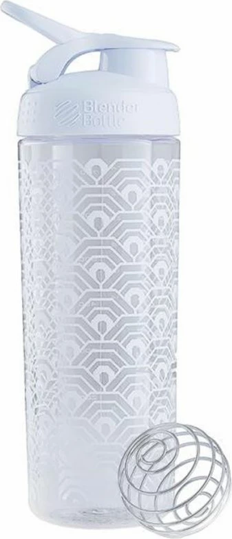 Shishe sportive Blender Bottle SportMixer 820 ml, e bardhë