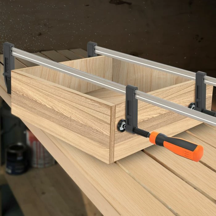 Set kllampa F VonHaus 3500187, 13 copë (5x150mm, 4x300mm, 4x600mm), portokalli/zi