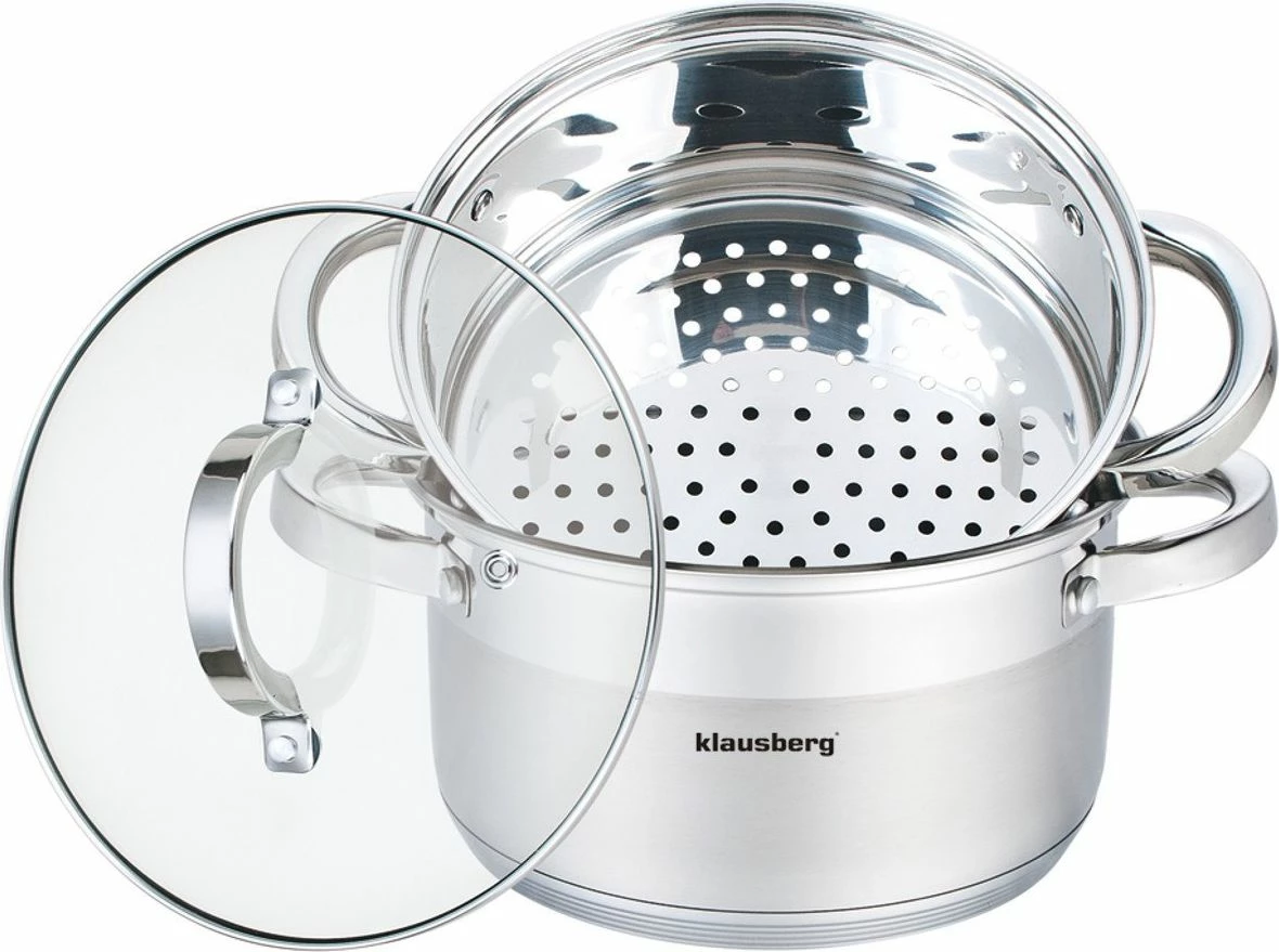 Tenxhere për avull Klausberg KB-7135 2.5L 18cm, çelik