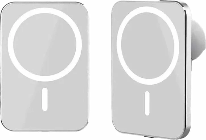 Mbajtëse Makine me Karikues Wireless Magnetik (Stili MagSafe) 5000 mAh