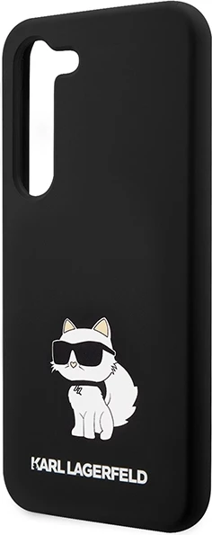 Mbështjellës Karl Lagerfeld Silicone Choupette për Samsung Galaxy S24+, i zi