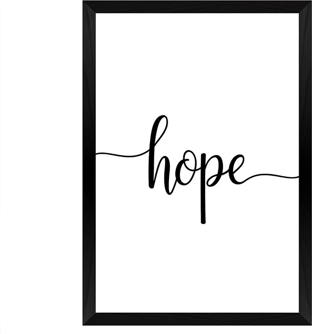 Dekor muri me kornizë Hopy, print digjital, 33x1.5x48cm