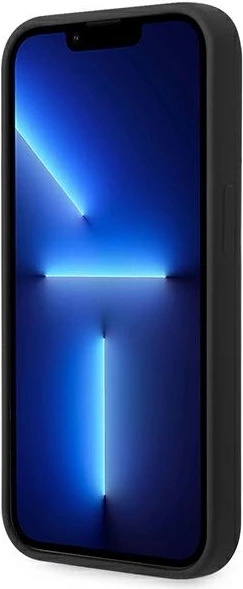 Mbështjellës BMW BMHCP14XSILBK për iPhone 14 Pro Max 6.7", silikon, i zi