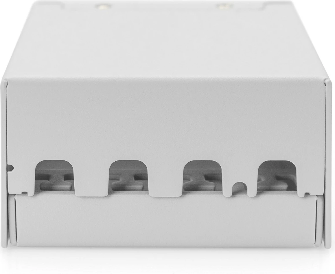 Patchpanel Digitus 4-portë, kasë çeliku, montim në mur, gri