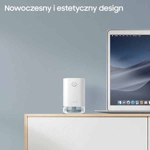 Dozator automatik për dezinfektim UNIQ LYFRO Flow, 45 ml, i bardhë
