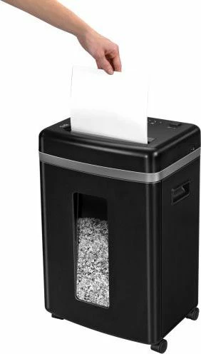 Shredder dokumentesh Fellowes Microshred 450M, P-5, 22 L, 9 fletë, i zi