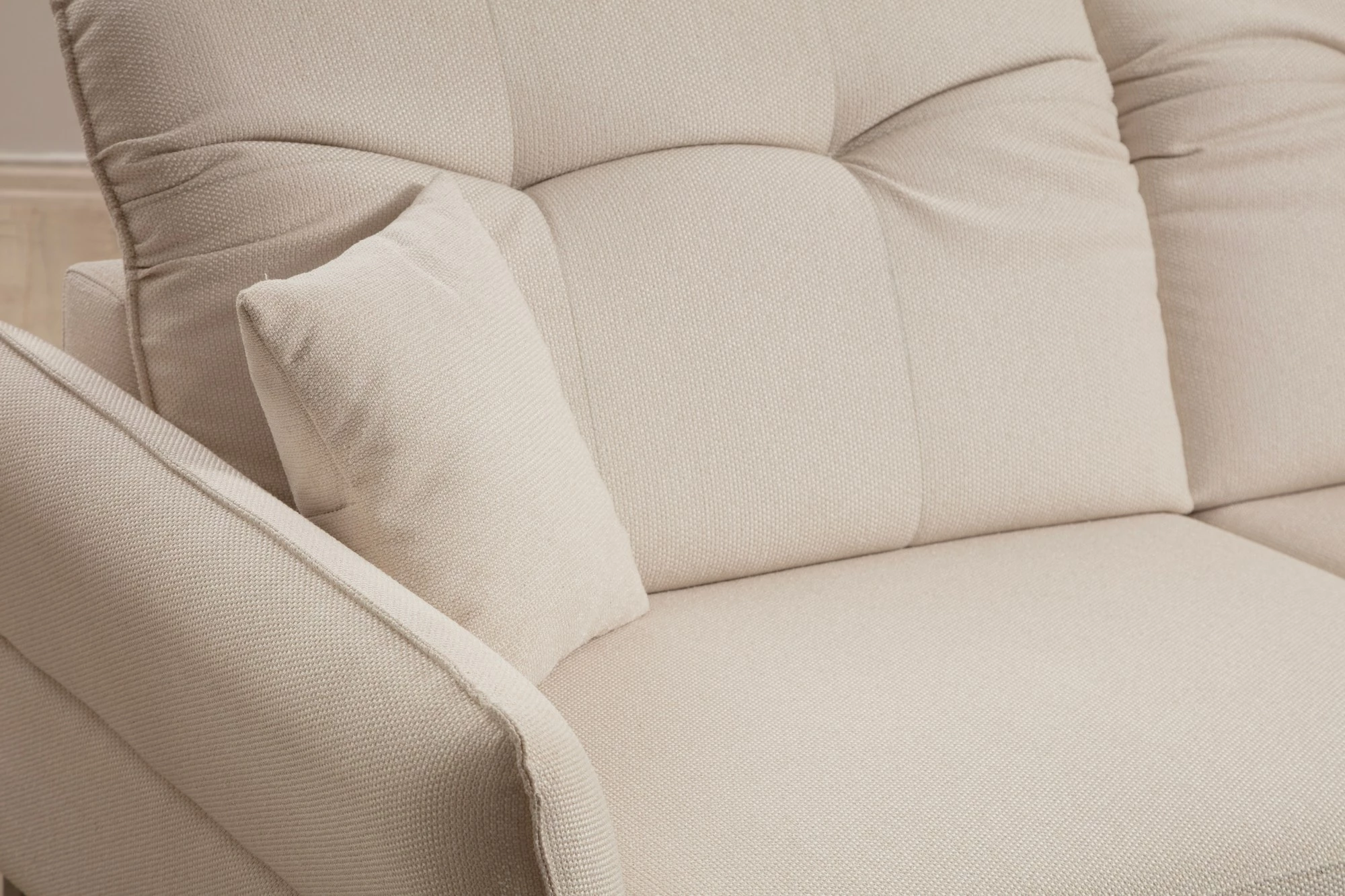 Divan treshe Atelier del Sofa, i bardhë, Costor