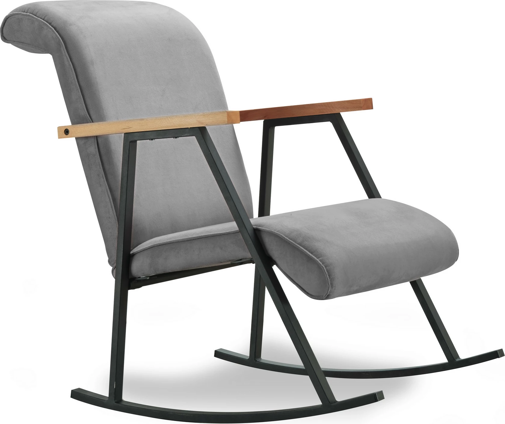 Karrige lëkundëse Atelier del Sofa, Yoka, ngjyrë gri