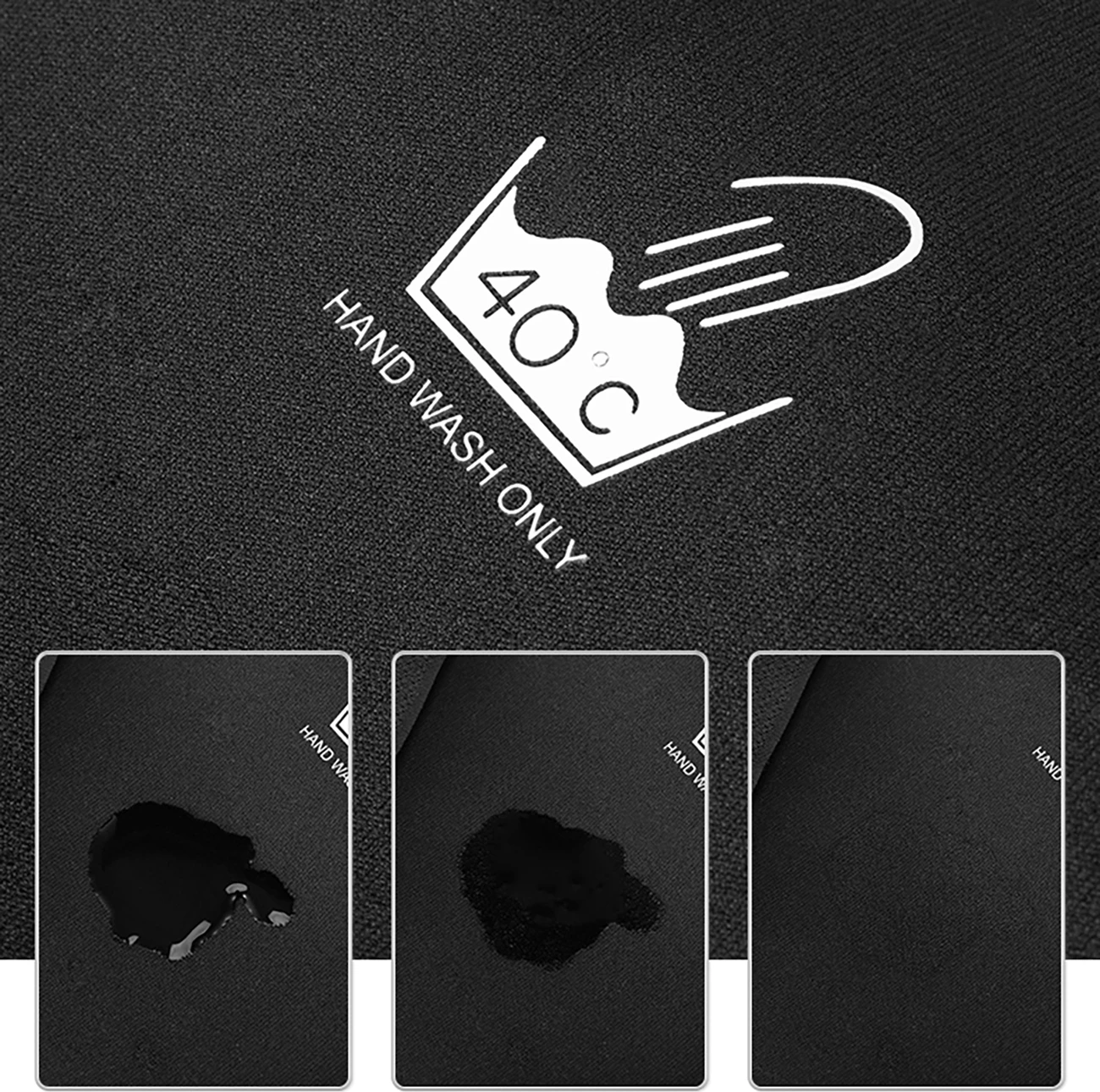 Mbulesë djerse për biçikletë statike Rockbros D61, 43 cm, rrip i rregullueshëm, e zezë/gri