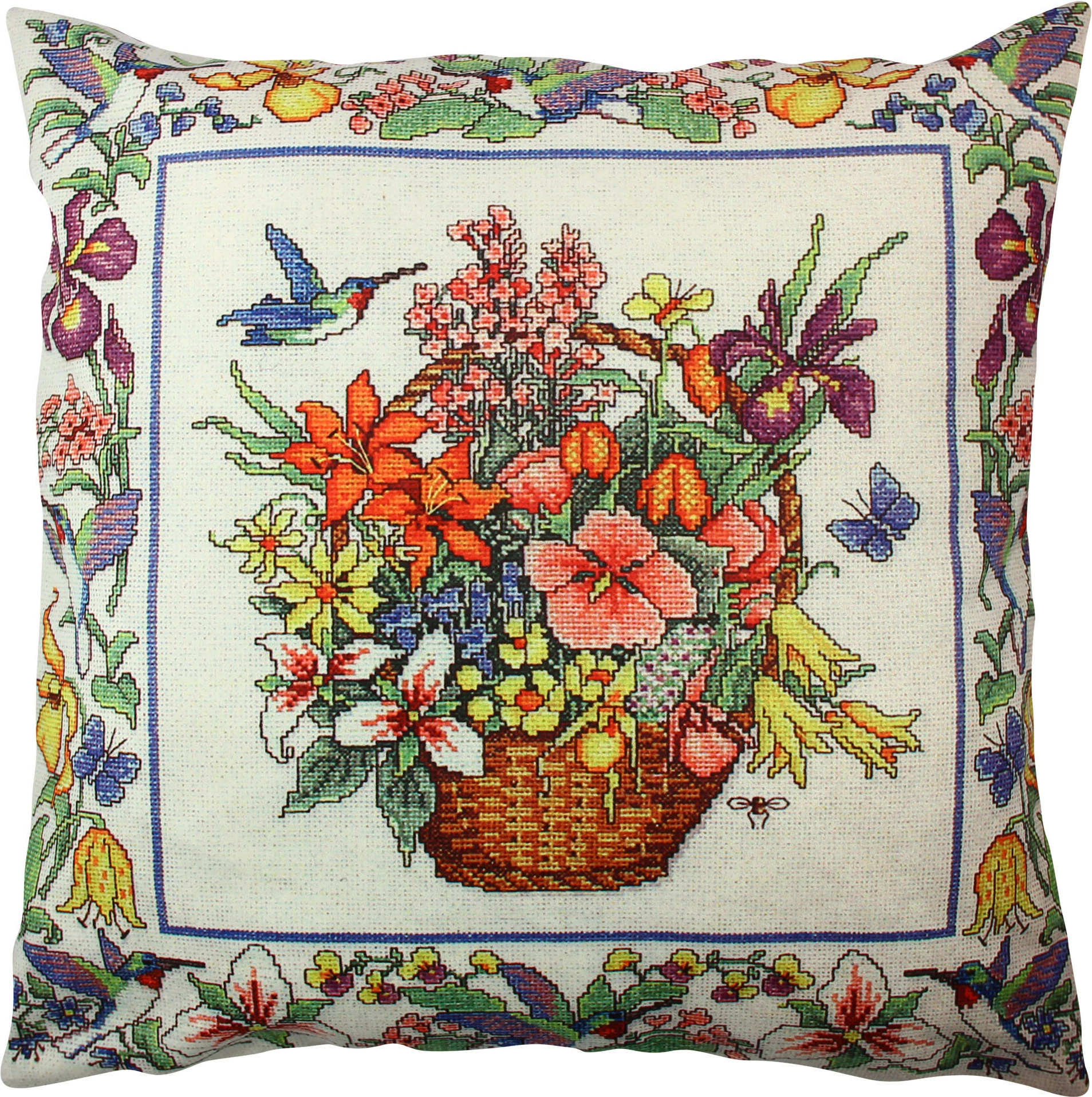 Jastëk dekorativ Aberto Design, A11835, shumëngjyrësh, 43x43cm