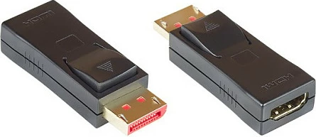 Adapter DisplayPort në HDMI GoodConnections DP 1.4 në HDMI 2.0, 4K, i zi