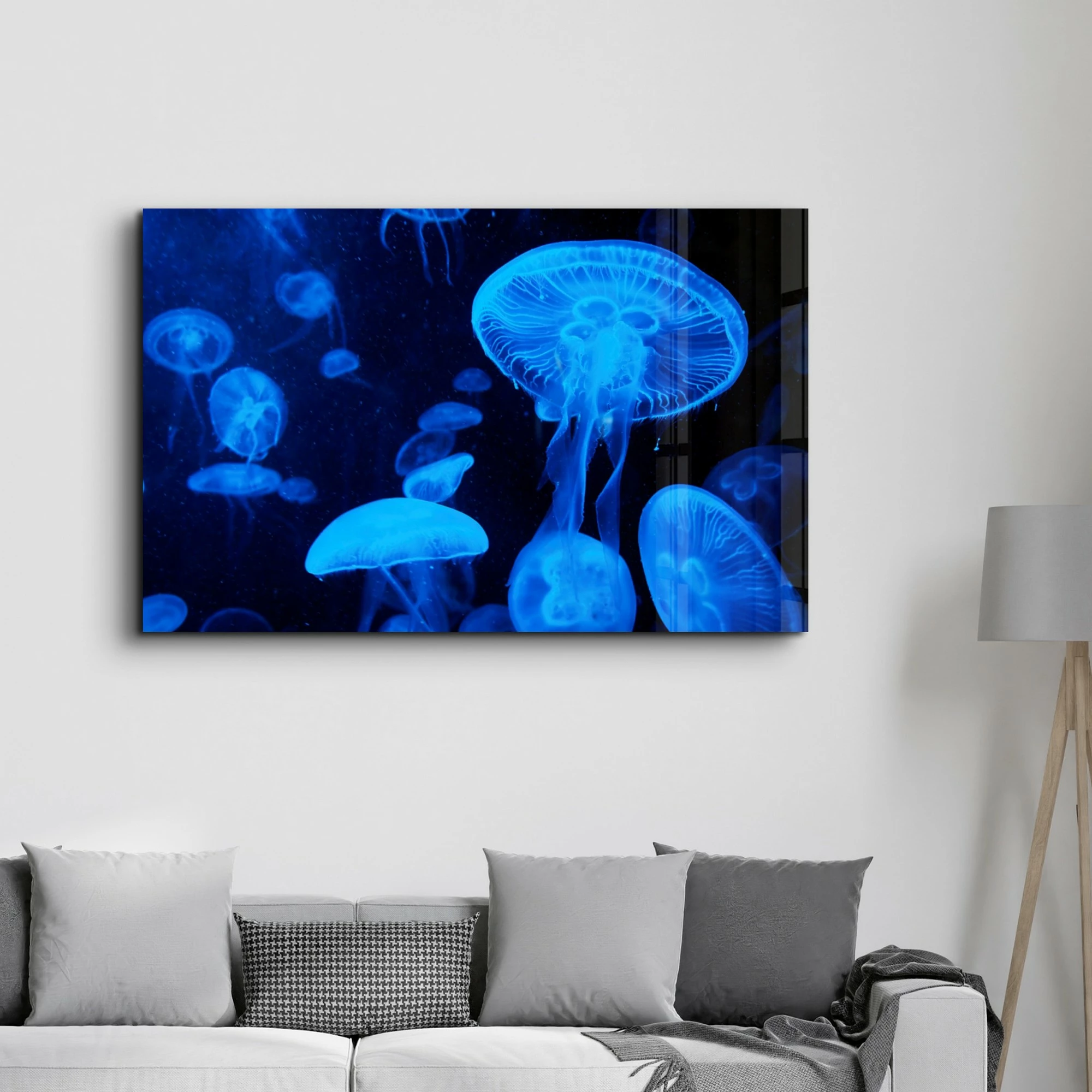 Pikturë dekorative prej xhami të temperuar, Wallity OGLS-8061, 46x72 cm