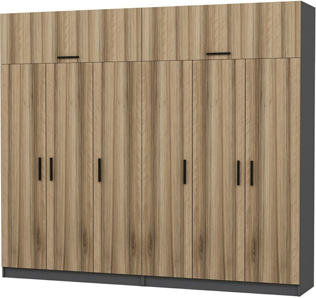 Dollap Skye Decor, ngjyrë dore, 270x235x52cm, 10 pjesë