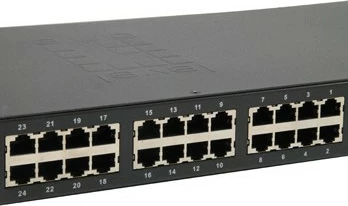 Switch LevelOne 26-Port FGP-2602, 24 PoE, 2 Gigabit SFP, 380W