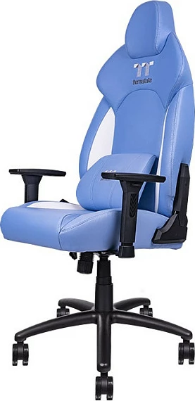 Karrige gaming Thermaltake GGC V Comfort Series, e kaltër dhe e bardhë