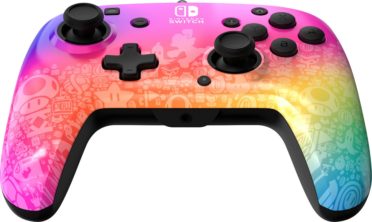 Gamepad PDP REMATCH Wired Controller Star Spectrum, USB, për Nintendo Switch, Multicolor