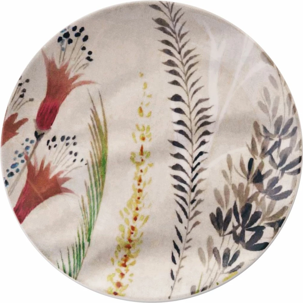Set pjatash ëmbëlsirash (6 copë), Hermia Concept, gjethe gruri