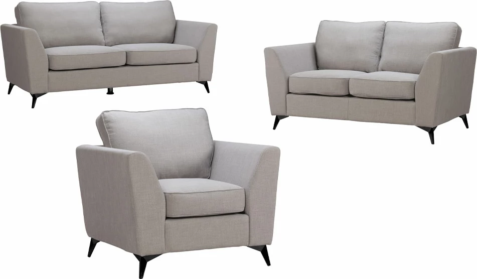 Fotelje BOEL, ngjyrë gri Bergamo 92, 96x86x92