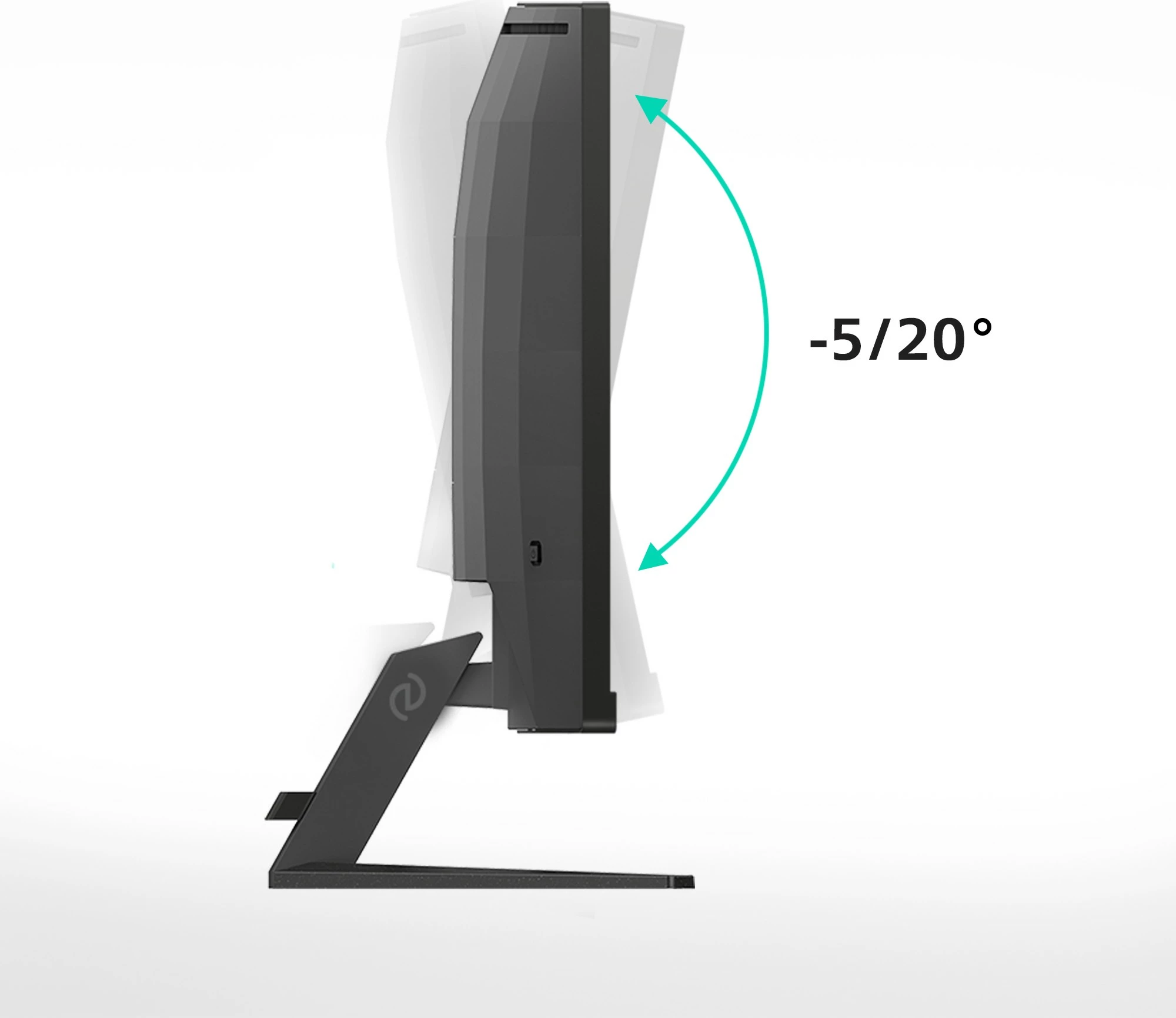 Monitor Philips 32M2C3500L, 32 inç, QHD, 180Hz, Curved, gri