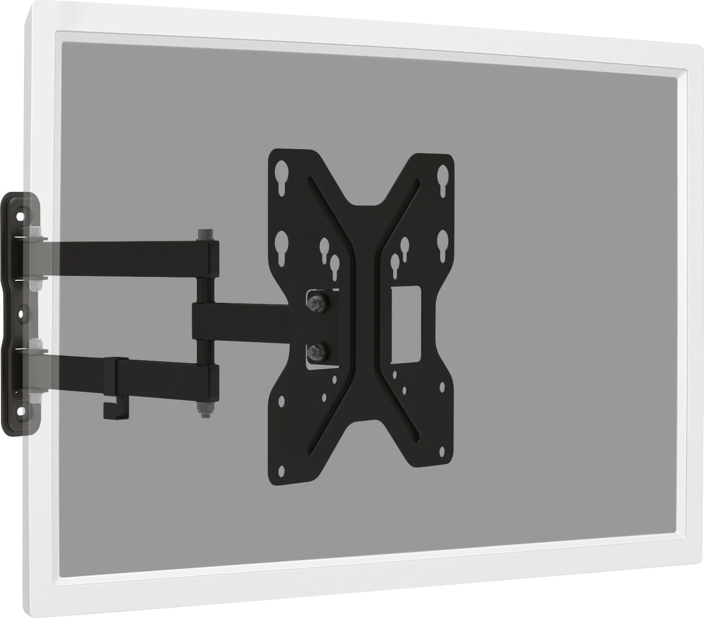 Mbajtës muri për monitor Digitus, universal, 19-42 inç, VESA 75x75 deri 200x200, i zi