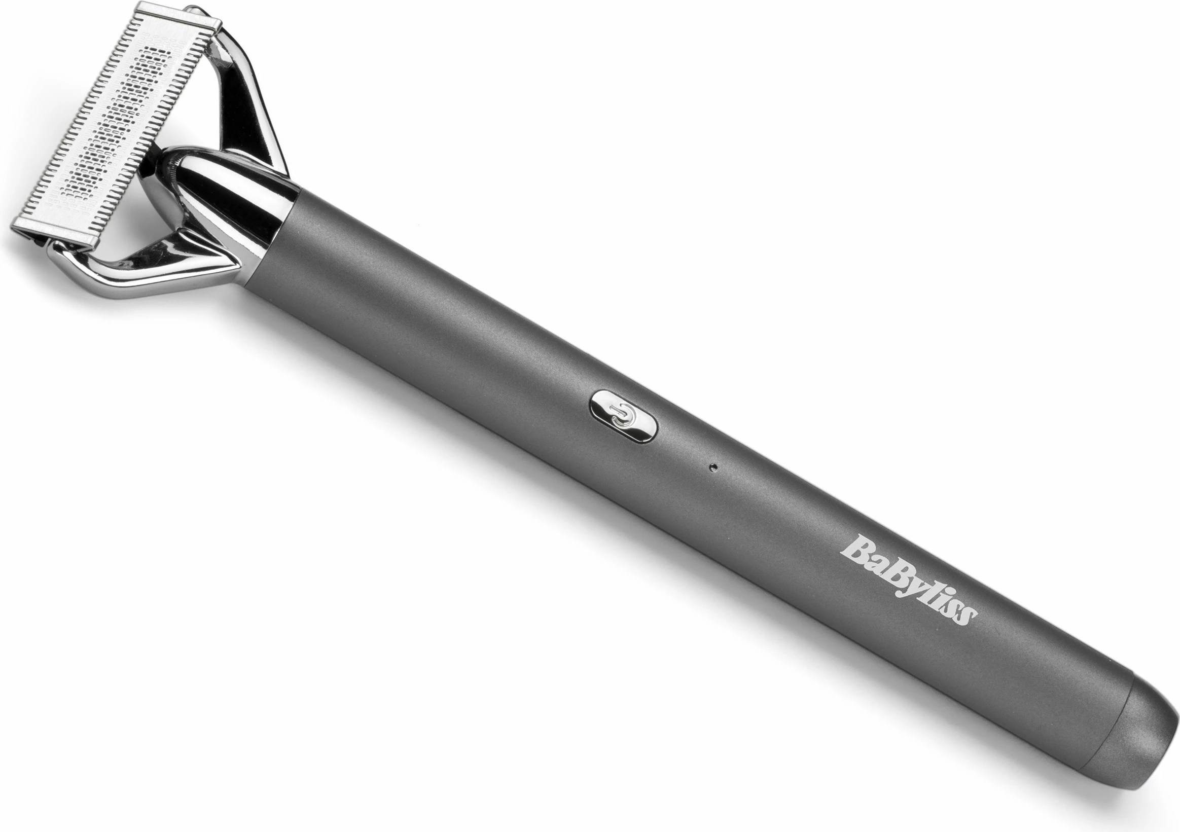 Trimmer për mjekër BaByliss Super-X Metal OT996E, 0.2-5 mm, i papërshkueshëm nga uji IPX7, gri, set me krehëra dhe bazë