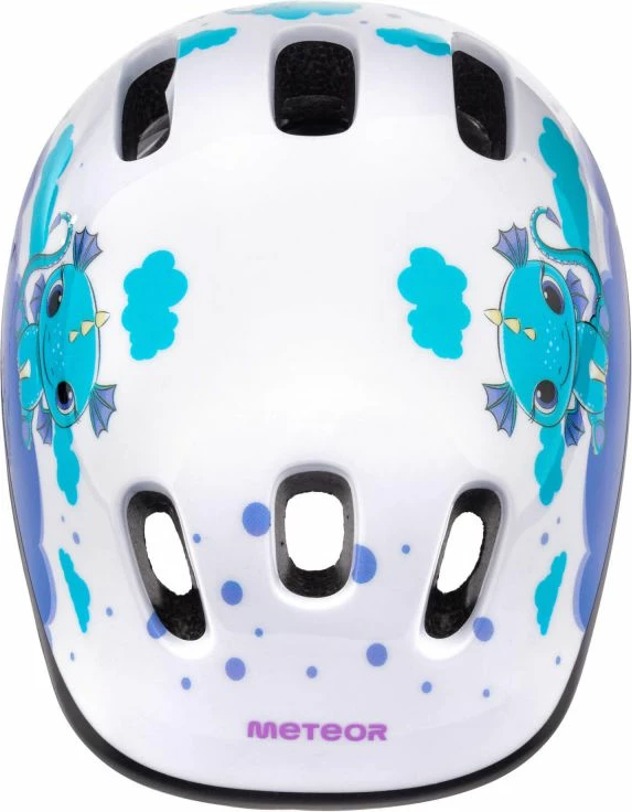 Helmetë për fëmijë Meteor, bardh e kaltër