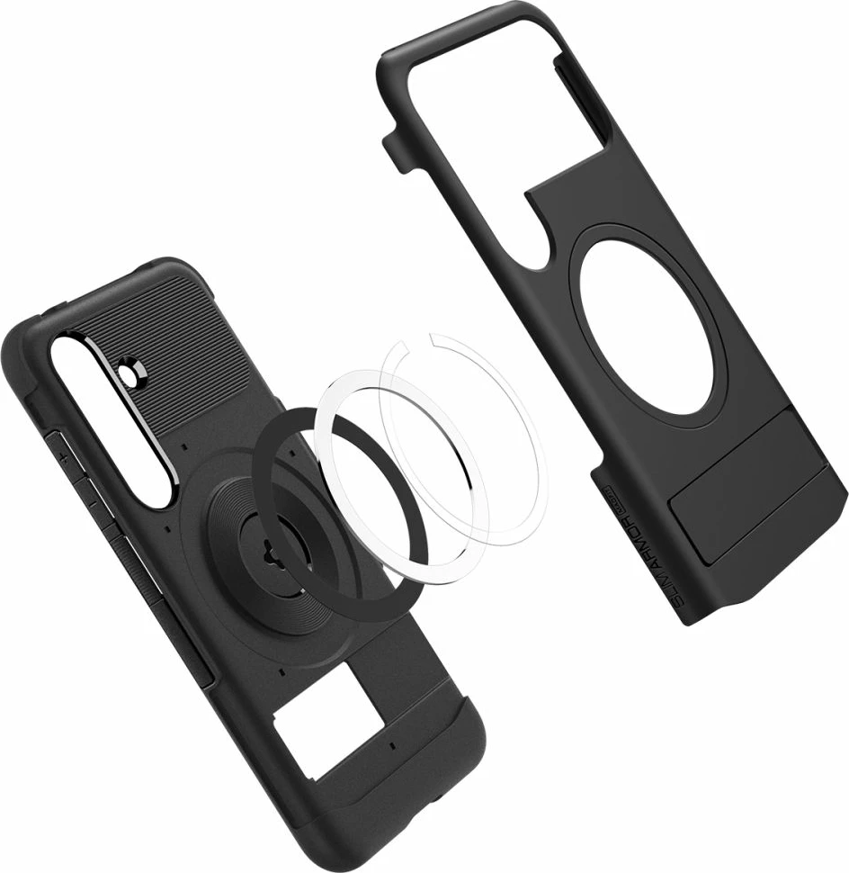 Mbështjellës Spigen Slim Armor për Samsung Galaxy S25+, MagSafe, i zi
