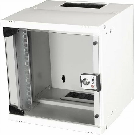 Kabinet rrjeti EQUIP 10" 6U, wall-mount, derë xhami, 300x300mm, gri