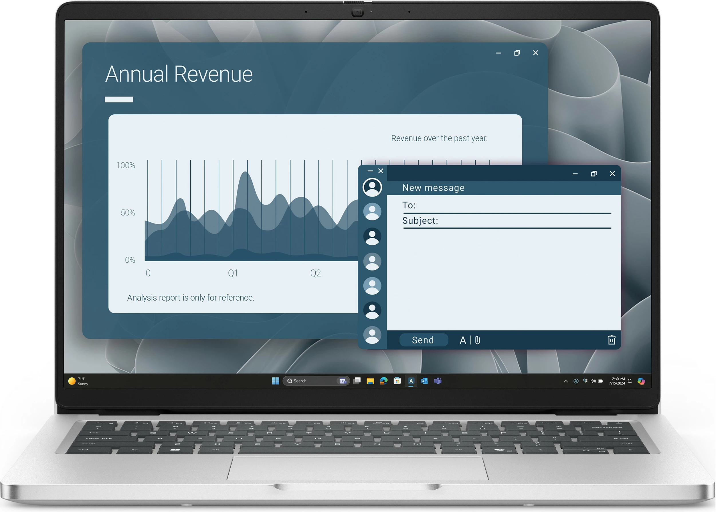 Laptop DELL Pro 14 PC14255, Ryzen AI 7, 16GB RAM Memorje, 1TB SSD, 14" 1920x1200 anti-glare, argjendtë