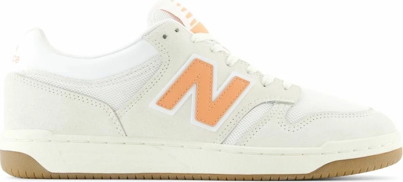 Atlete për meshkuj New Balance, të bardha dhe portokalli