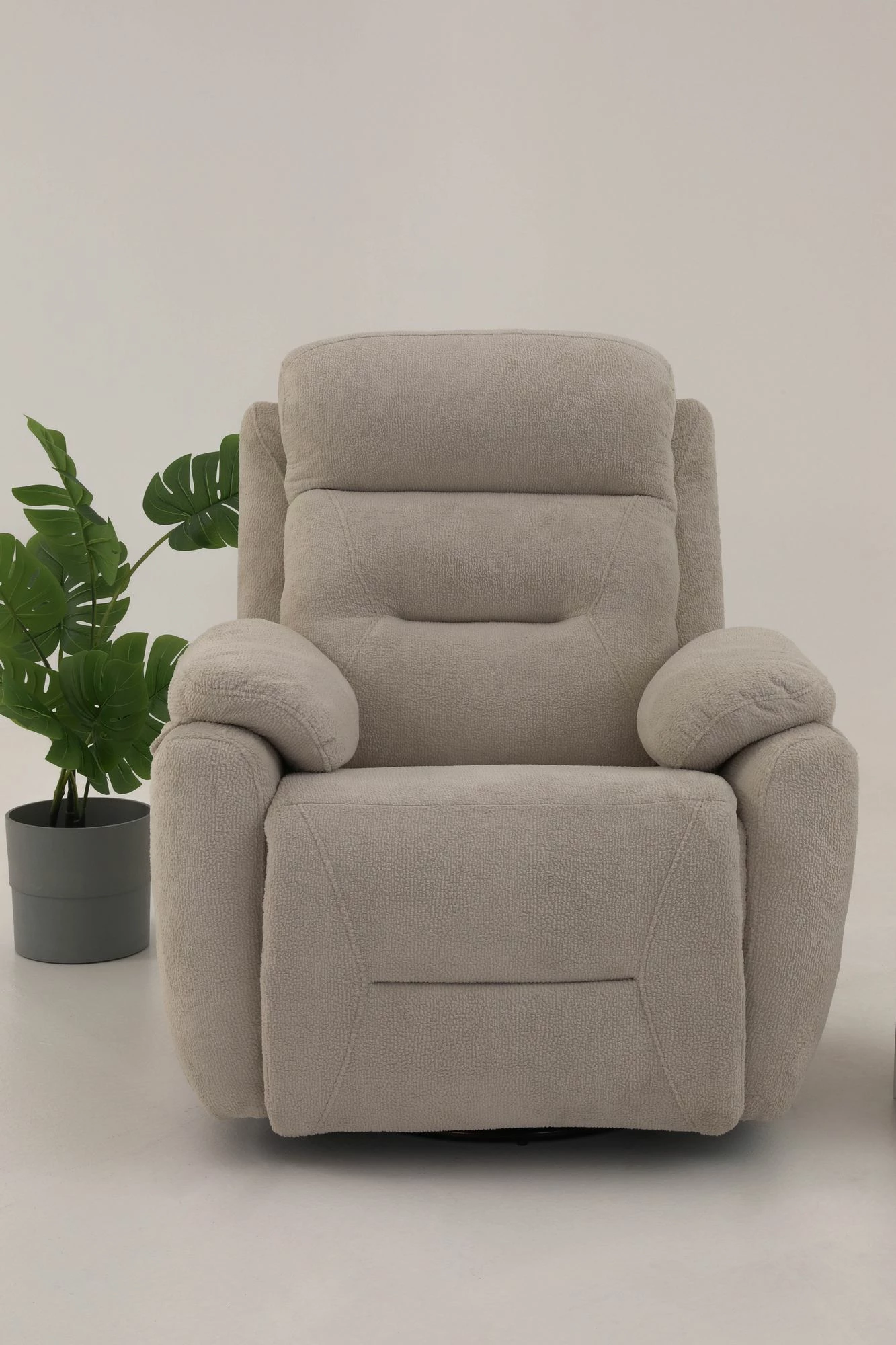 Recliner Comfort manuel, krem, Atelier del Sofa