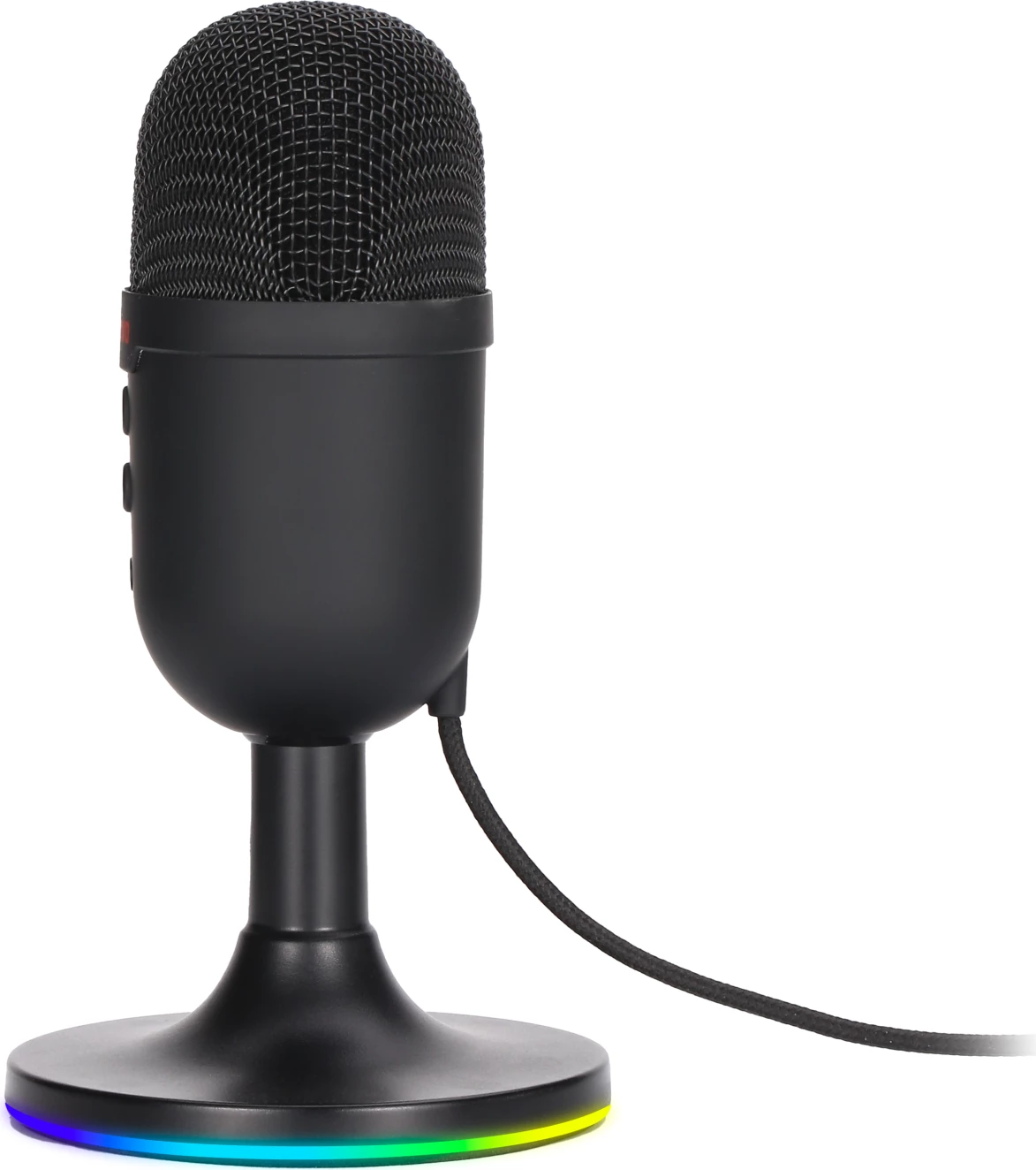 Mikrofon desktop Marvo MIC-06 USB omnidireksional me RGB, i zi