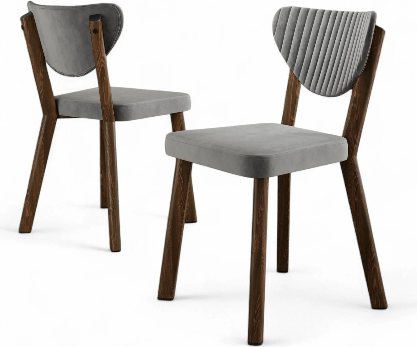 Set karrigesh (6 copë) Hanah Home, Arfe, gri, kafe