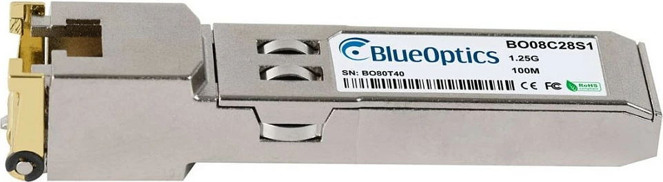 Modul SFP BlueOptics BO08C28S1 (AGM734 kompatibil), 1000BASE-T, 1.25Gbps, 100m
