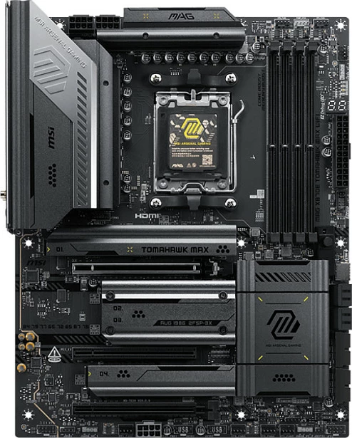 Pllakë amë MSI MAG X870E TOMAHAWK MAX WIFI, Socket AM5, ATX, DDR5 deri 256GB, Wi‑Fi 7, 5G LAN