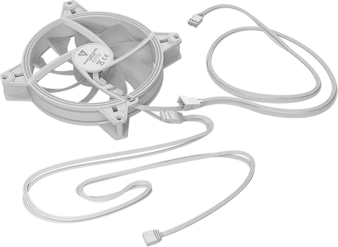 Ventilator kompjuteri MODECOM FAN-APEX-140S-ARGB-200, 140mm, ARGB, i bardhë