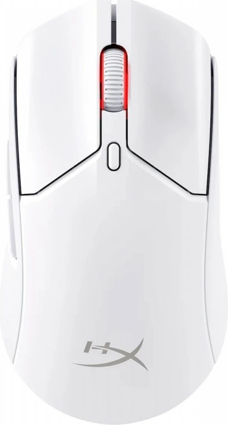 Maus HyperX Pulsefire Haste 2 6N0A9AA, pa kabllo, 26K DPI, 6 butona, 61 g, RGB, e bardhë