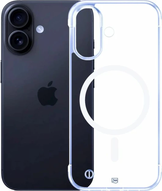 Mbrojtëse telefoni 3mk Just20g MagCase për iPhone 16, transparente