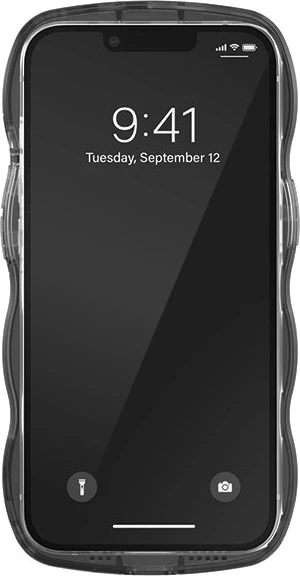 Mbështjellës Adidas OR Wavy për iPhone 13/13 Pro, 6.1", silikon, bardhë-transparente