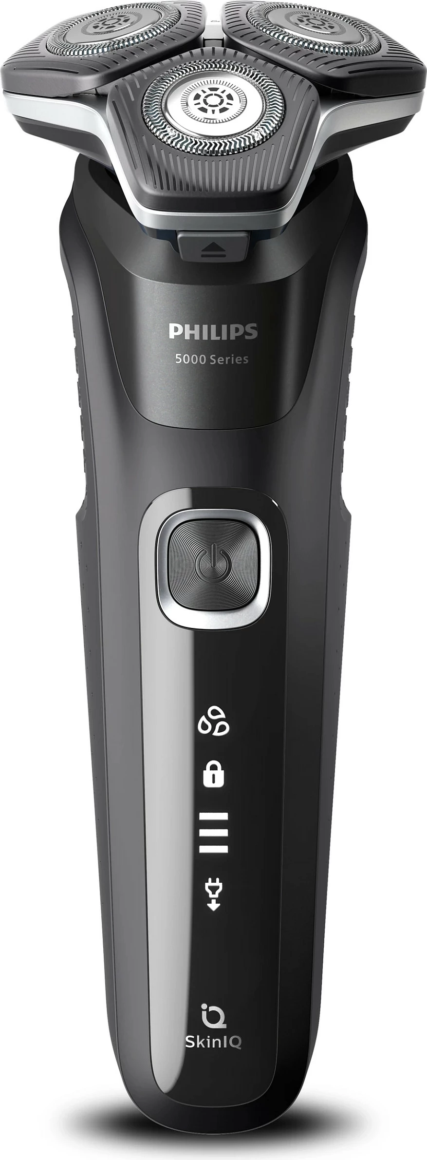 Makinë rroje Philips Shaver Series 5000 S5898/79, set me OneBlade dhe aksesorë, e zezë/gri