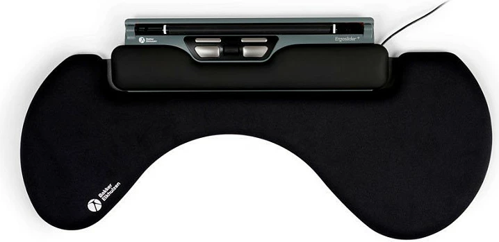 Maus BakkerElkhuizen Ergoslider+ Central, 1600 DPI, me kabllo, i zi