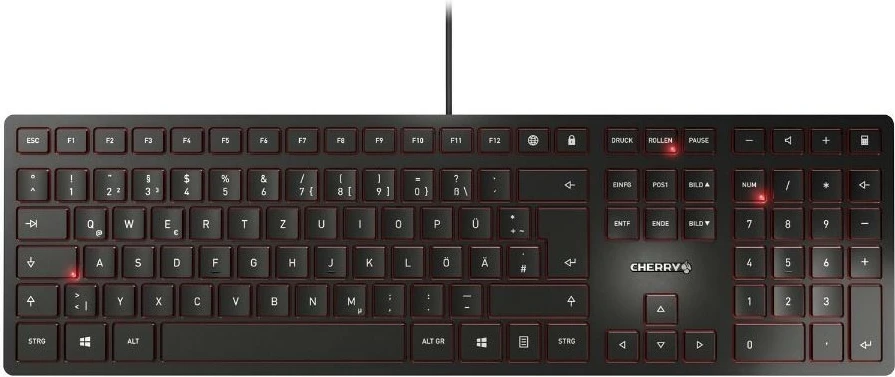 Tastierë Cherry KC 6000 SLIM, full-size, USB, e zezë