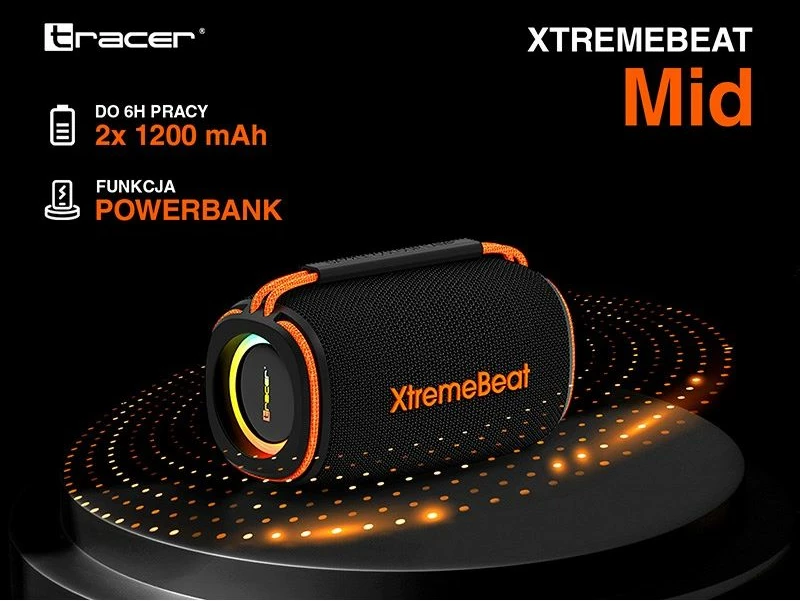 Boks portabel Tracer për outdoor, i zi