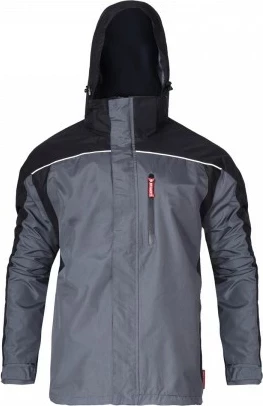 Xhaketë pune LAHTI PRO NLS LPKZ2M, ujërezistente, astar fleece i heqshëm, madhësia M, gri/zezë