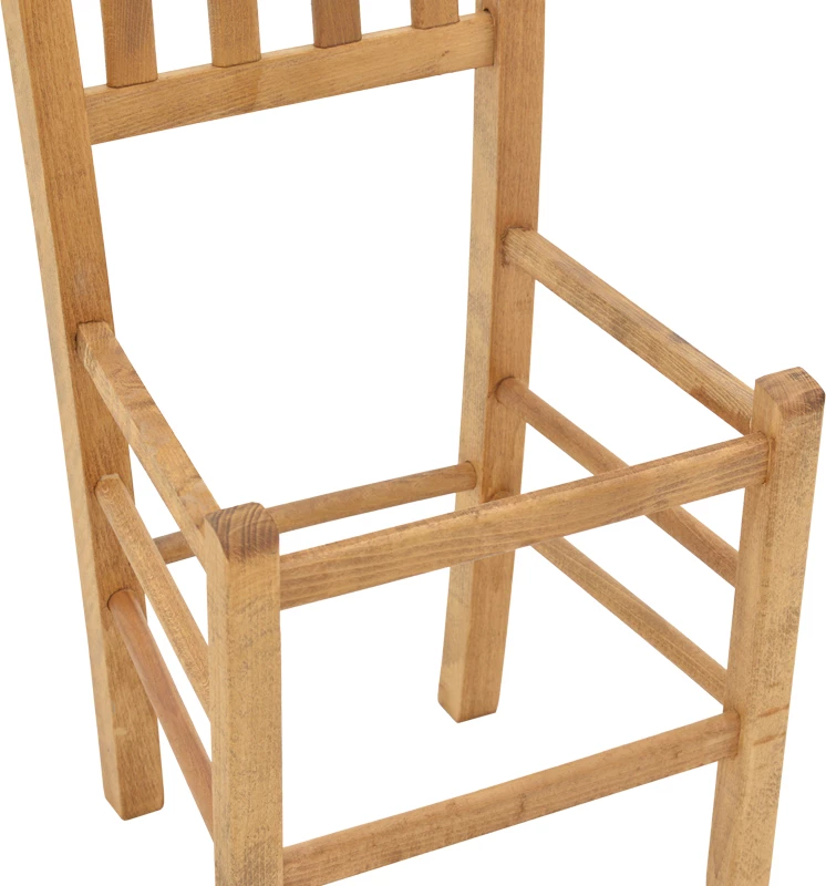 Karrige për kafene Damnir dru ahu, ngjyrë arre, 41x42x92cm