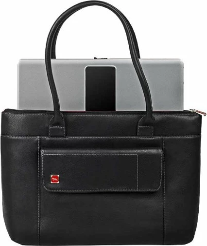 Çantë laptopi RIVACASE 8991 15.6\", me xhep tablet 10.1\", PU lëkurë/poliester, e zezë