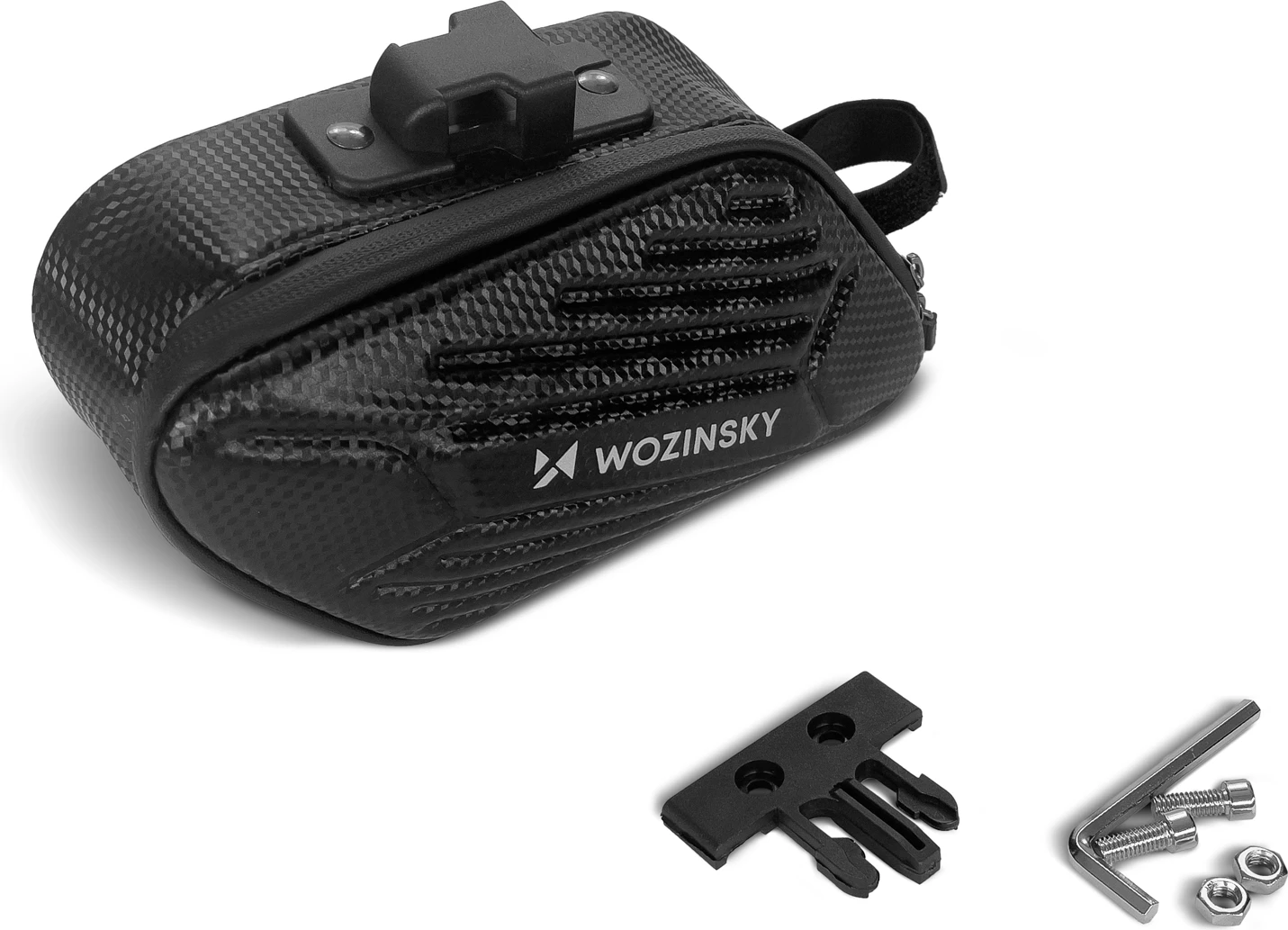 Çantë biçiklete Wozinsky WBB27BK, 1.5L, e zezë, waterproof