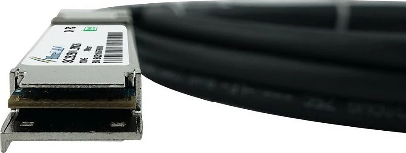 Kabllo DAC BlueOptics CAB-Q28-Q28-1M, QSFP28 në QSFP28, 100Gb/s, 1m, e zezë