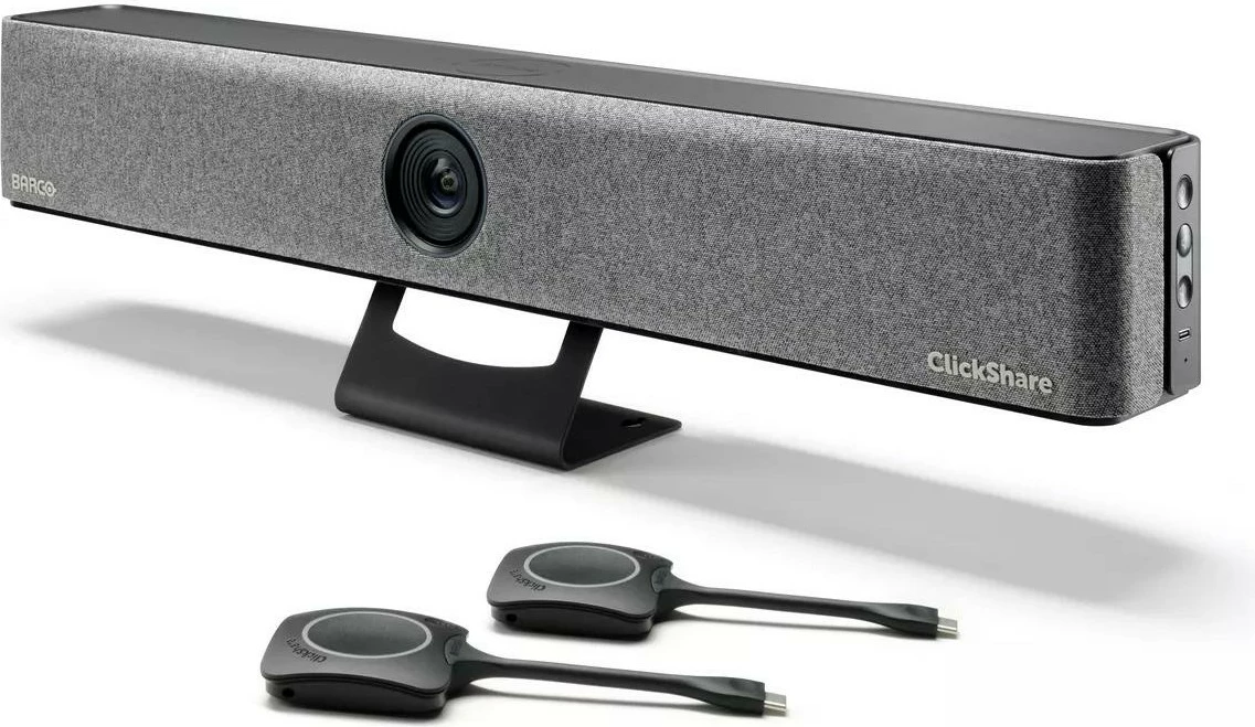 Sistem konferencash BARCO ClickShare Bar Pro me 2 butona, 4K, gri