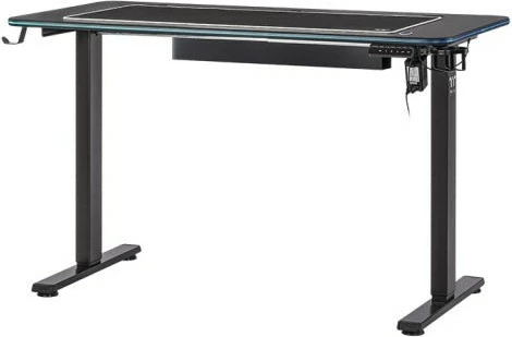 Tavolinë gaming Thermaltake GT120 RGB, 120cm, rregullim elektrik, e zezë